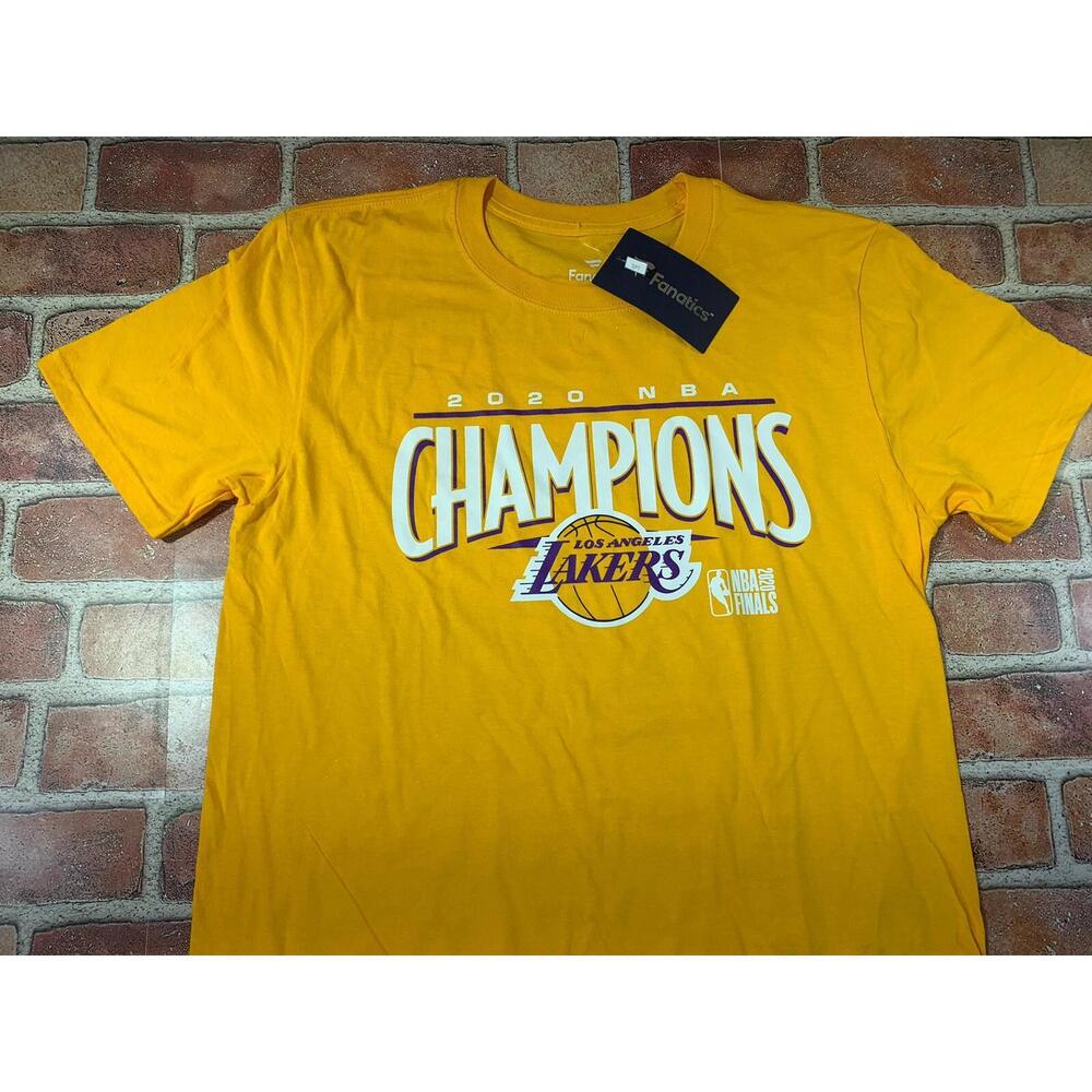 New Mens Fanatics La Lakers Championship T Shirt Sz Medium